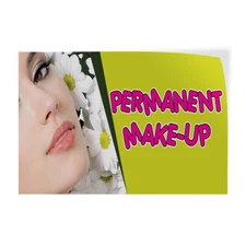 Decal Stickers Permanent Make-Up Advertising Printing B Vinyl Store Sign Label