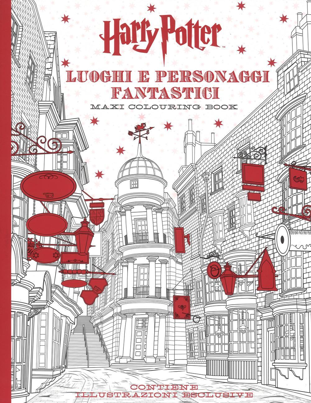 Libri Harry Potter. Luoghi E Personaggi Fantastici. Maxi Colouring Book. Ediz. I