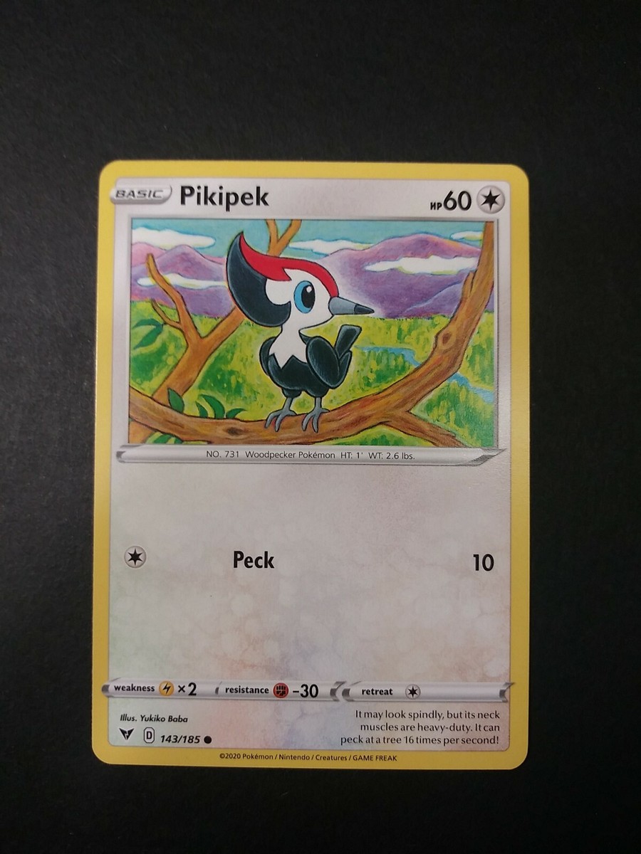 pokemon pikipek card Pikipek 142/185 Reverse Holo Pokemon TCG: Vivid Voltage Card MINT SHIPS TODAY!