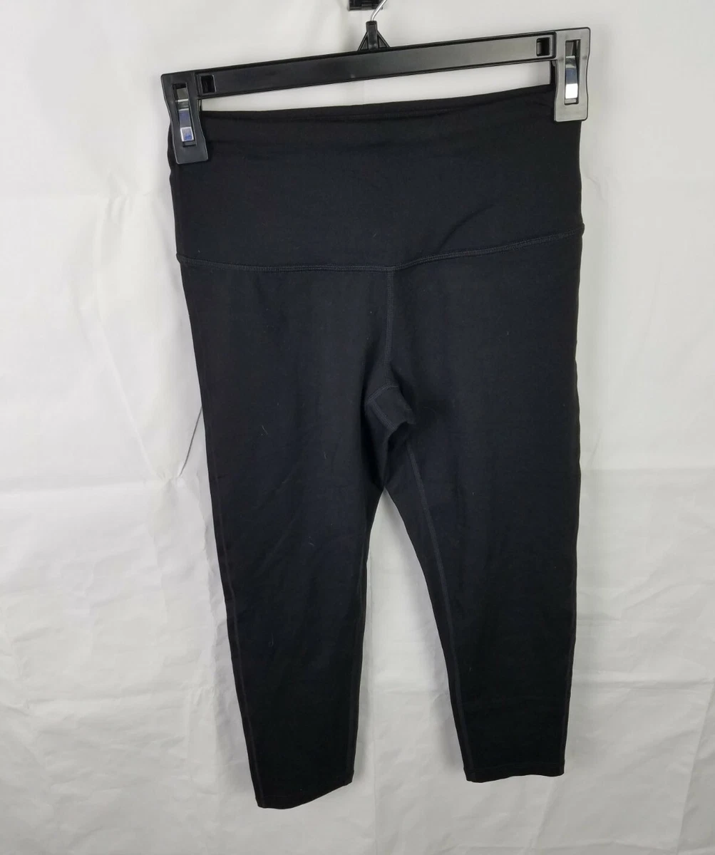 Prana Transform Capri Leggings Black Active W41180514 Womens Size XS