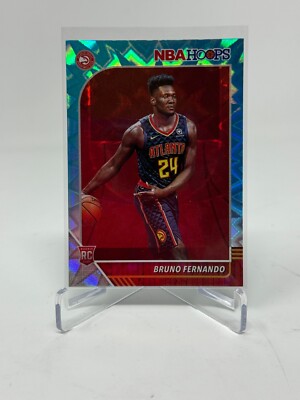 2019-20 Hoops Basketball Bruno Fernando Teal Explosion Rookie RC Card #228