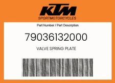KTM Genuine Valve Spring Plate - 79036132000