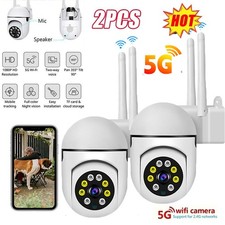 2 Pack Wireless 5G WiFi Security Camera System Smart Outdoor Night Vision 1080P