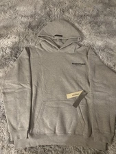 Essentials Pullover Hoodie DARK OATMEAL Size Large (L)