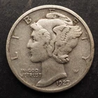 1927  ** P** MERCURY HEAD SILVER DIME ***NICE COIN*** FREE SHIPPING C0212