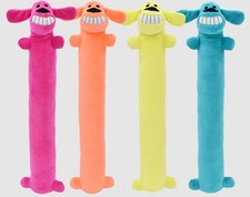 THREE 3 Pack MultiPet Loofa Dog 18" Dog Toys - Asst Colors   tcpl 