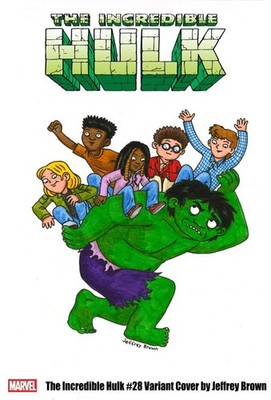 Incredible Hulk #28 Jeffrey Brown Variant Cover 8/27 Marvel Comics