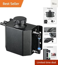 Coolant Overflow Tank Aluminum Radiator Tank Reservoir Expansion Tank Unive... Coolant Overflow Tank Aluminum Radiator Tank Reservoir Expansion Tank Unive...