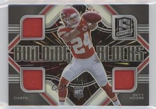 2022 Panini Spectra Building Blocks Hyper Prizm 25/75 Skyy Moore #BBL-SMO 0ys7