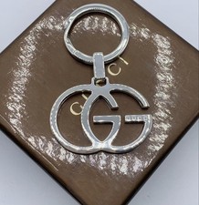 GUCCI Key Ring 925 Double G Marmont GG, Excellent Condition, Rare