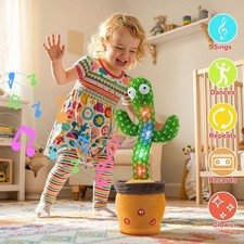 Baby Toys Interactive Toy Repeating Records What Dancing Talking Cactus