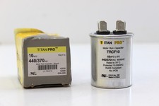 Titan Pro TRCF10 Motor Run Capacitor 10 MFD 440/370 VAC HVAC