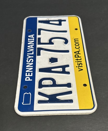 Pennsylvania License Plate — KPA - 7574 VISIT PA.COM — Excellent Condition !! - Picture 15 of 22