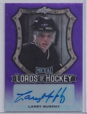 2016-17 Leaf Lords of Hockey Larry Murphy Auto Pittsburgh #LH-LM1 Purple