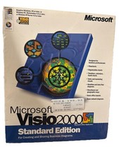Microsoft Visio 2000 Standard Edition For Windows Factory Sealed