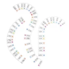 Removable Piano Key Stickers for 88 Key Full Size, Cuttable Note Labels for 6...
