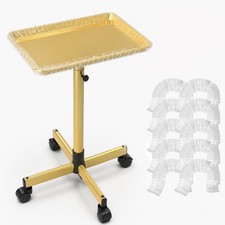 Adjustable Salon Tray on Wheels Premium Salon...