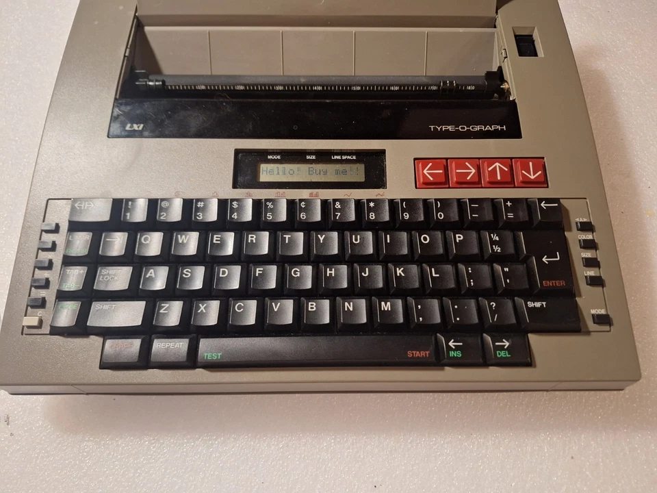 Vintage Sears 35370 LXI Type-O-Graph Typewriter Powers On Same As Brother BP-30 - Image 2 of 4