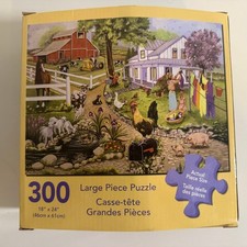 Puzzle Makers International Spring on the Farm 300 Piece Puzzle