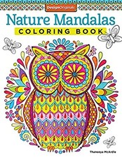 Nature Mandalas Coloring Book Paperback Thaneeya McArdle