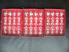 3 Boxes (36 Total Pieces) 2005 Roman Inc Candy Shape Christmas Ornament FREESHIP