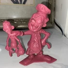 1963 Marx Nutty Mads All Heart Hogan Pock Faced Cop & Robber Figure Vintage