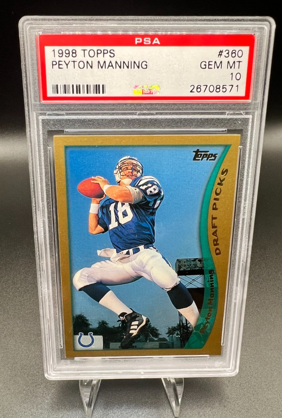 Peyton Manning Topps Chrome #360 Base