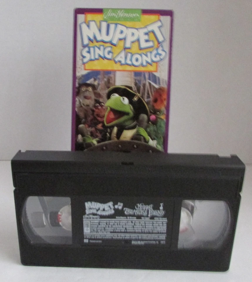 VINTAGE 90's Muppet Sing-Alongs: Muppet Treasure Island (VHS, 1996) - Imagem 3 de 3