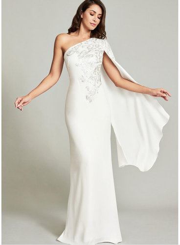 TADASHI SHOJI HEKIMA CAPE SLEEVE 