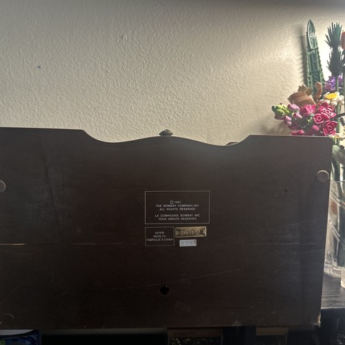 Bombay Co Mahogany Desk Top Organizer  - Afbeelding 11 van 13