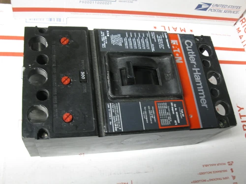 Cutler Hammer Eaton KH360300A 300 AMP Breaker 3 Pole type KH (No Lugs)