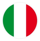 6 x sticker 5cm round flag Italy sticker suitcase bicycle car