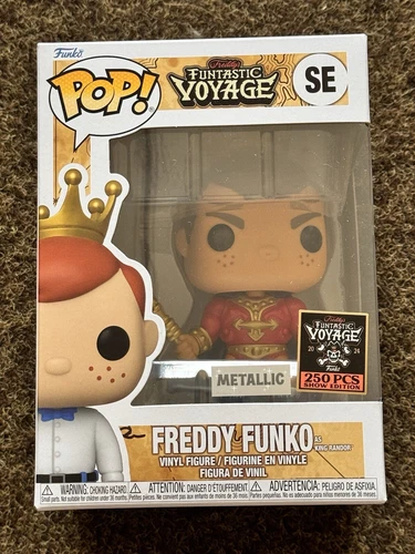 Funko Pop Freddy As King Randor 250pcs LE Metallic Fundays Exclusive SDCC 2024