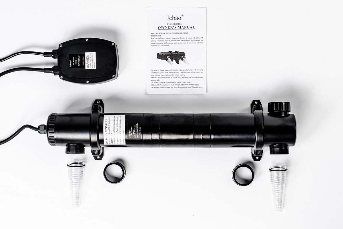 New Jebao PU-55 Koi Pond Aquarium UV Sterilizer Clarifier 55W | eBay