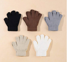 Kids Warm Cozy Gloves in multi color options for 3-8Y available in multicolor