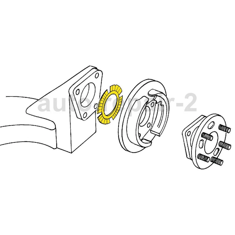 Cuña de alineación trasera para Toyota Sienna 1998-2018 2019 Foto 2 de 4