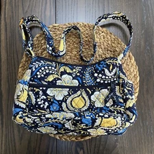 Vera Bradley NOS Sophie Shoulder Bag Purse  Ellie Blue Spring 2012 retired