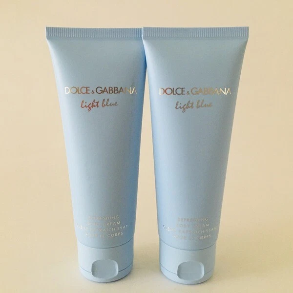 Dolce and gabbana light blue body cream new arrivals