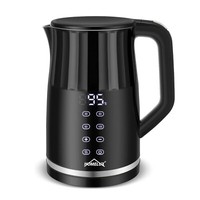 Edelstahl Wasserkocher 1,7L Bpa Frei 2200W Temperaturwahl 40-100°C Led Digital