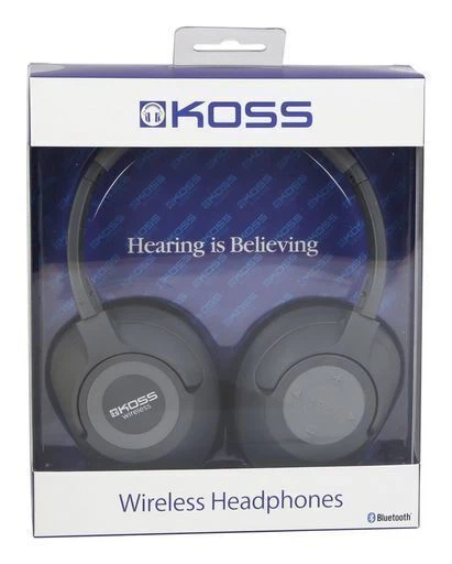 Koss BT539IK Wireless Bluetooth Headphones Microphone Grey LIFETIME WARRANTY