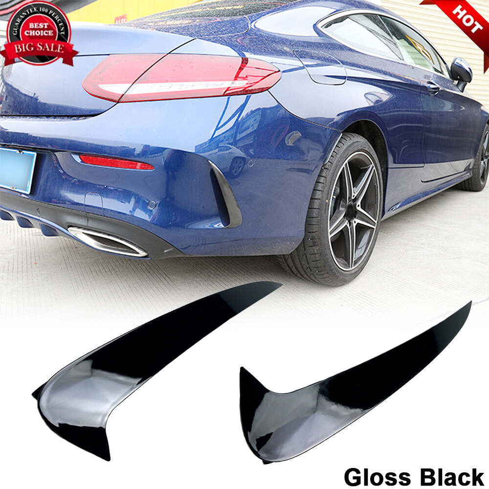 Rear Bumper Splitters Side Vent Fins for Mercedes Benz W205 C63  2Door 15-19