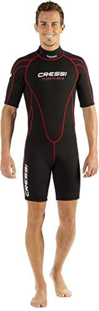 (TG. XS) Cressi Tortuga Man Wetsuit 2.5mm, Muta Shorty in Neoprene High Stretch
