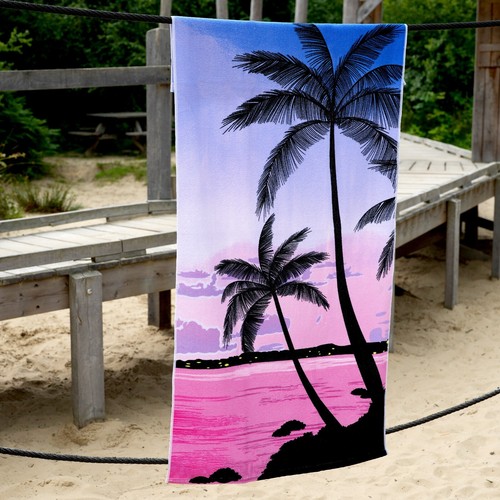 Large Microfibre Beach Bath Towel Sports Travel Camping Gym Lightweight - Picture 43 of 74