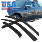 IN-CHANNEL Window Visors Sun Shade Rain Wind Guard for Chrysler 300 2011-2023