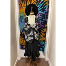 🌈 Vintage wonderful embroidered boho vest