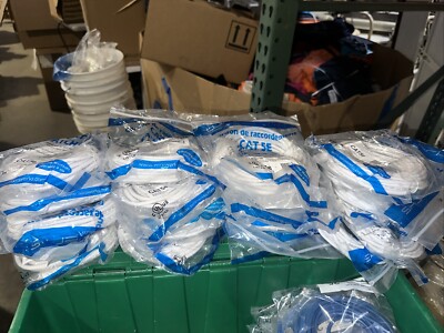 Wirewerks Cat5E Patch Cord 20  CAT-5EAWH-020 White Lot Of 20