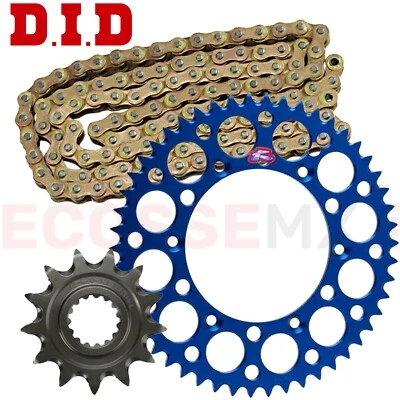 DID GOLD GB ERT3 VX3 X-RING CHAIN AND RENTHAL SPROCKET KIT HUSQVARNA FE250/350/450/501 18-24 DID CHAIN (CHOICE) RENTHAL SPROCKET KIT REAR