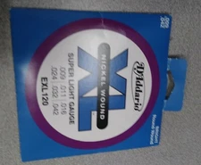 D'Addario EXL120 Electric Guitar Strings, Super Light, 9-42 