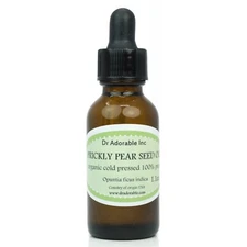 1 oz with Glass Dropper Premium Prickly Pear Seed Oil Cold Pressed Pure Organic 