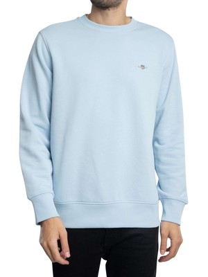 GANT Herren Reguläres Shield-Sweatshirt, Blau